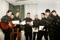 Zbor vojaških kaplanov je zapel nekaj pesmi